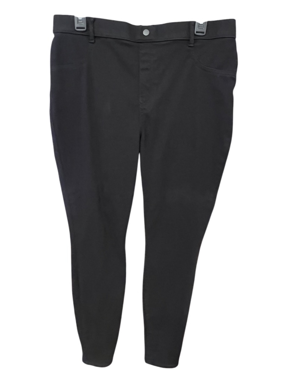 EUC Time & Tru Black Pull On Jeggings Stretch Skinny Pants | Size XL